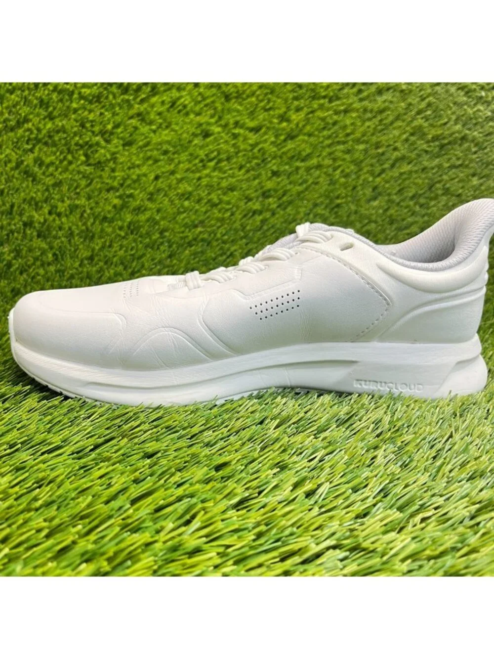 Kuru Shift Womens Size 7.5 White Athletic Walking Anti-Slip Shoes Sneakers